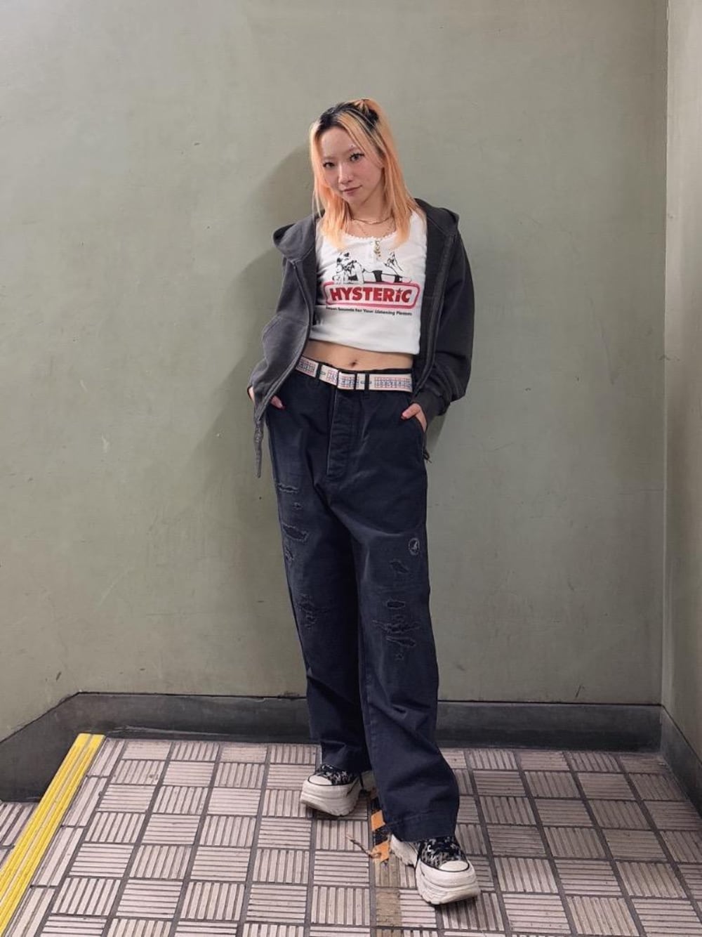 完売品 SWEET SOUNDS チビTシャツ 長袖Tシャツ ホワイト SWEET SOUNDS チビTシャツ|HYSTERIC GLAMOUR WOMEN | HYSTERIC