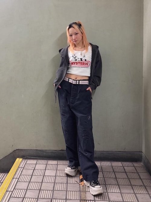 hysteric glamor SWEET SOUNDS チビTシャツ SWEET SOUNDS チビTシャツ|HYSTERIC GLAMOUR WOMEN | HYSTERIC