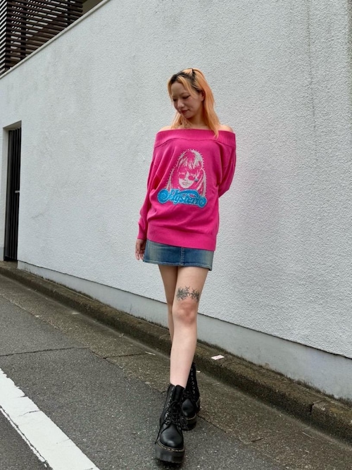 HYSTERIC GLAMOUR デニムスカート バックレースアップ マイクロ
