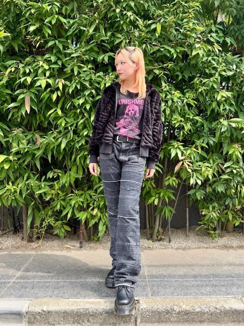 HYSTERIC GLAMOUR スクラッチ　フレアデニム　ツギハギ HYSTERIC GLAMOUR - ヒステリックグラマー インディゴ