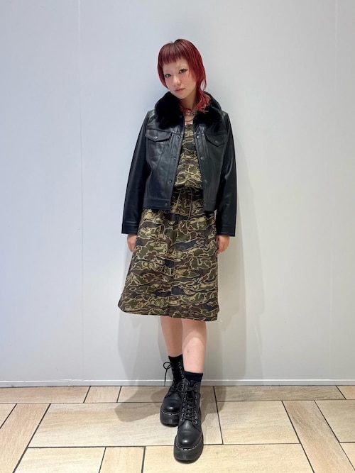 HYSTERIC ROLLERSワッペン ショートレザーブルゾン