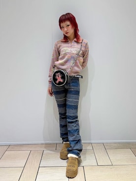 「HYSTERIC GLAMOUR（ヒステリックグラマー）のアイテム」を使った、sakurakoさん（レディース・158cm）の秋コーディネート