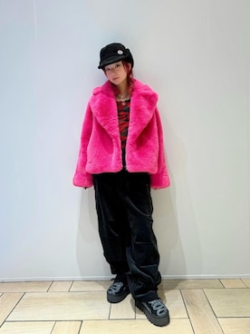 「HYSTERIC GLAMOUR（ヒステリックグラマー）のアイテム」を使った、sakurakoさん（レディース・158cm）の秋コーディネート