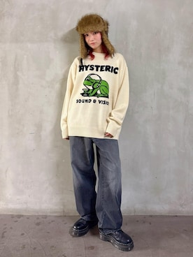 「HYSTERIC GLAMOUR（ヒステリックグラマー）のアイテム」を使った、sakurakoさん（レディース・158cm）の秋コーディネート