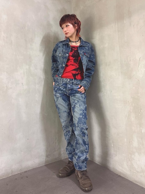 HYSTERIC GLAMOUR（ヒステリックグラマー） ジーンズ DROPPING＆SKULL