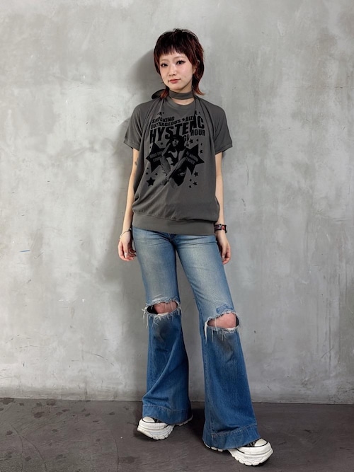 ローライズフレアデニムパンツ（デニムパンツ）｜HYSTERIC GLAMOUR