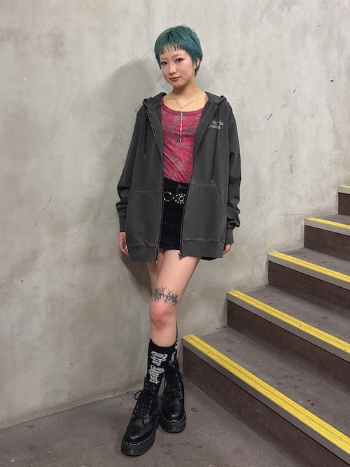 HYSTERIC ROSE柄ジャカード チビTシャツ（Tシャツ/カットソー