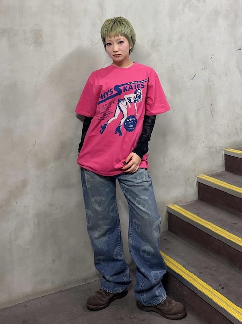 HYSTERIC GLAMOUR（ヒステリックグラマー） tシャツ HYSTERIC ROSE柄
