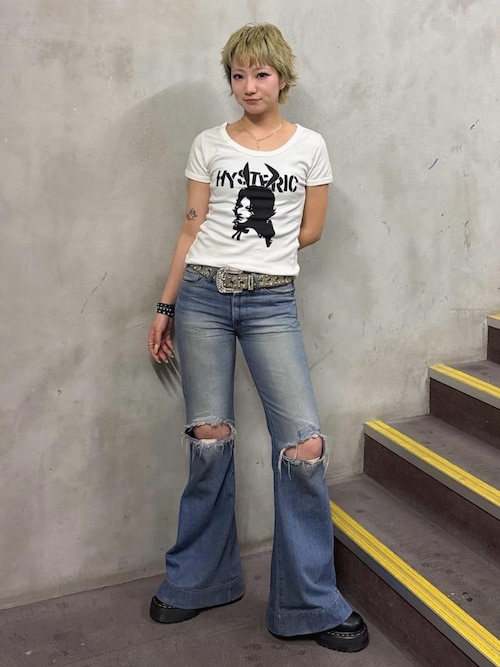 ローライズフレアデニムパンツ（デニムパンツ）｜HYSTERIC GLAMOUR