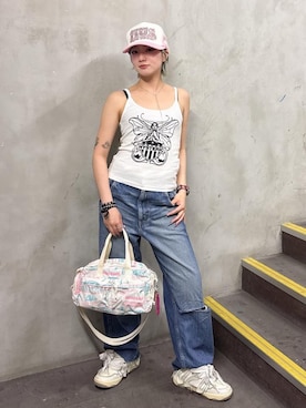 HYSTERIC GLAMOURのキャップ（ピンク系）を使ったレディース人気