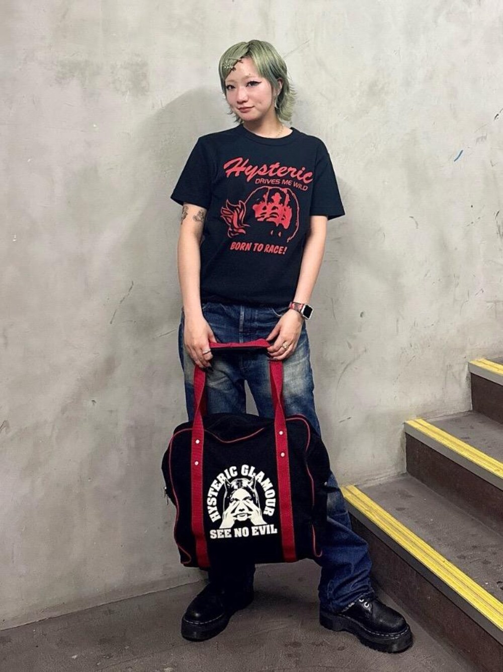HYSTERIC GLAMOUR（ヒステリックグラマー）の「SEE NO EVIL ダッフル