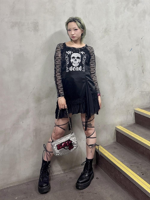 HYSTERIC GLAMOUR（ヒステリックグラマー） tシャツ SNAKE LOOP柄 T