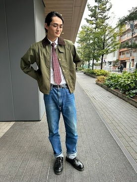 Zoff Staffさん(メンズ・180cm)の春コーディネート