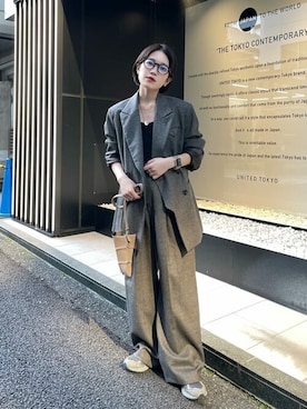 「#ジャケット」｜mai togoさん（レディース・156cm）の秋コーディネート