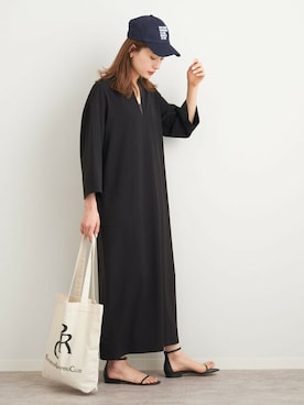 「FRAMeWORK（フレームワーク）のアイテム（ワンピース/ドレス）」を使った、minamiさん（レディース・165cm）の春コーディネート