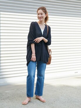 「FRAMeWORK（フレームワーク）のアイテム（キャミソール）」を使った、minamiさん（レディース・165cm）の春コーディネート