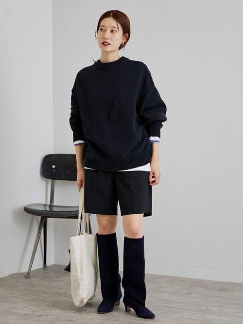 セール】【LEMINOR/ルミノア】別注JEANNEパネルボーダーTシャツ（T