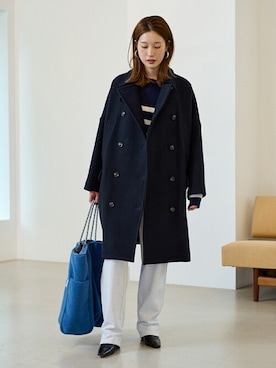 「FRAMeWORK（フレームワーク）のアイテム（スウェットパンツ）」を使った、minamiさん（レディース・165cm）の夏コーディネート