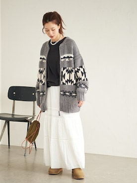 「FRAMeWORK（フレームワーク）のアイテム」を使った、minamiさん（レディース・165cm）の秋コーディネート