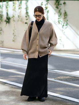 「FRAMeWORK（フレームワーク）のアイテム（ブーツ）」を使った、minamiさん（レディース・165cm）の秋コーディネート