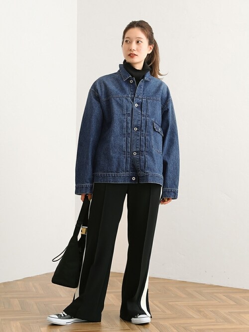 セール】FRAMeWORK made by J 袖ボリュームデニムジャケット（デニム