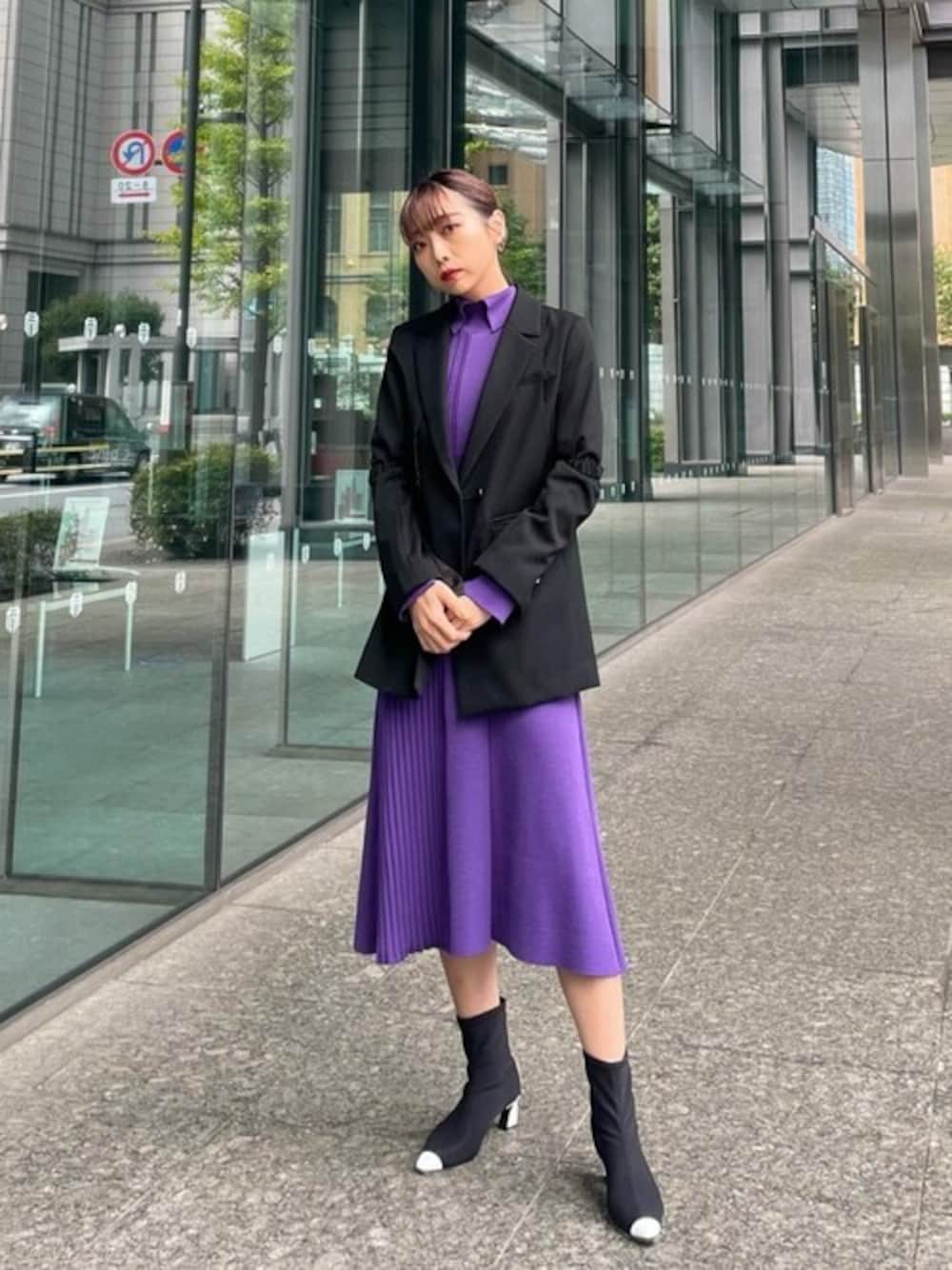 UNITED TOKYO（ユナイテッドトウキョウ）の「カーブベルテッドニット