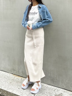 「ナロースカート」｜INGNI STORE(イングストア）さん（レディース・170cm）の春コーディネート