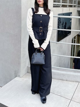 「ビスチェコーデ」｜「アイテム（ワンピース/ドレス）」を使った、INGNI STORE(イングストア）さん（レディース・158cm）の秋コーディネート