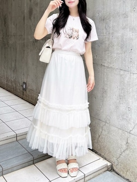 「ネコ」｜INGNI STORE(イングストア）さん（レディース・163cm）の夏コーディネート