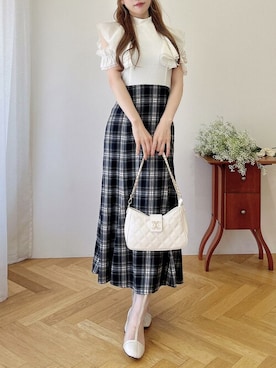 「ドッキングワンピ」｜INGNI STORE(イングストア）さん（レディース・163cm）の夏コーディネート