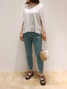 koeさん（レディース・160cm）の夏コーディネート