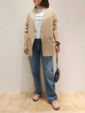 koeさん（レディース・160cm）の夏コーディネート