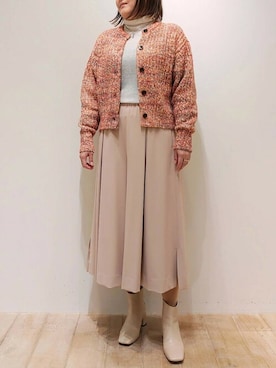 koeさん（レディース・160cm）の冬コーディネート