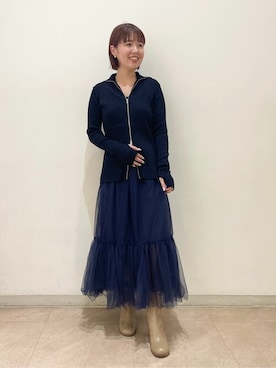 「シュートブーツ」｜ainaさん（レディース・158cm）の秋コーディネート
