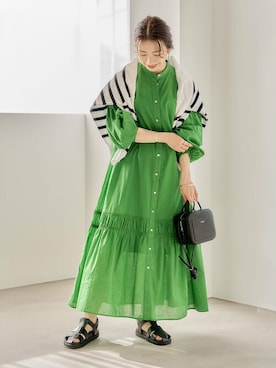 「JOURNAL STANDARD SELECT（ジャーナルスタンダードセレクト）のアイテム」を使った、kuboさん（レディース・158cm）の春コーディネート
