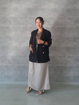 「アイテム（その他トップス）」を使った、Akiさん（レディース・145cm）の夏コーディネート