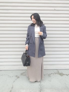 「アイテム（その他アウター）」を使った、Akiさん（レディース・145cm）の秋コーディネート