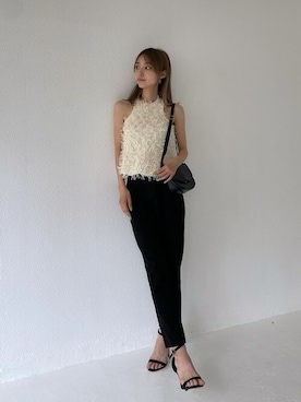 「PIN（ピン）のアイテム」を使った、pincyさん（レディース・164cm）の夏コーディネート