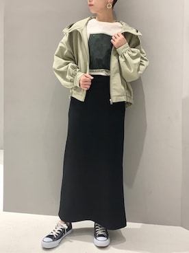 Online Storeさん（レディース・156cm）の冬コーディネート
