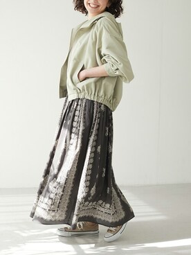 Online Storeさん（レディース・160cm）の春コーディネート