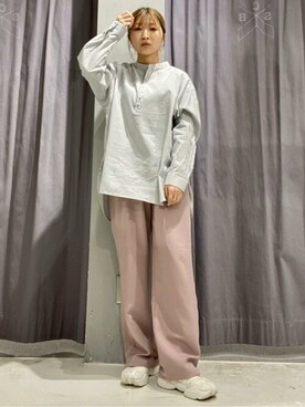 Online Storeさん（レディース・154cm）の春コーディネート