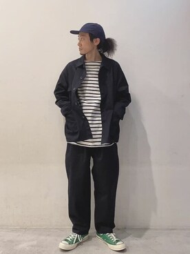 Online Storeさん（メンズ・176cm）の春コーディネート