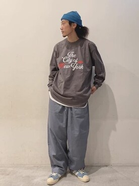 Online Storeさん（メンズ・176cm）の春コーディネート