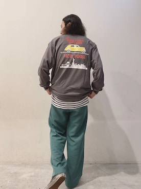 Online Storeさん（メンズ・176cm）の春コーディネート