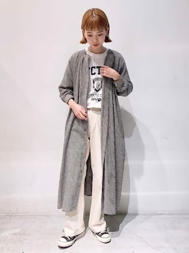 Online Storeさん（レディース・160cm）の春コーディネート