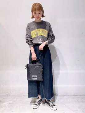 Online Storeさん（レディース・160cm）の春コーディネート