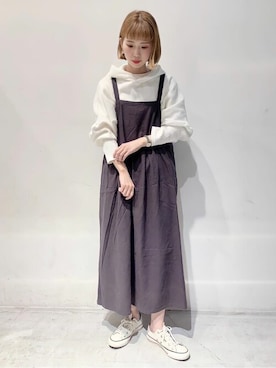 Online Storeさん（レディース・160cm）の春コーディネート