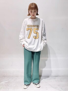 Online Storeさん（レディース・160cm）の春コーディネート