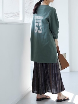 Online Storeさん（レディース・160cm）の春コーディネート