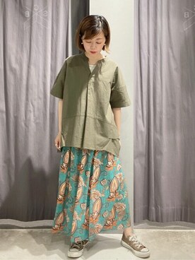 Online Storeさん（レディース・153cm）の春コーディネート